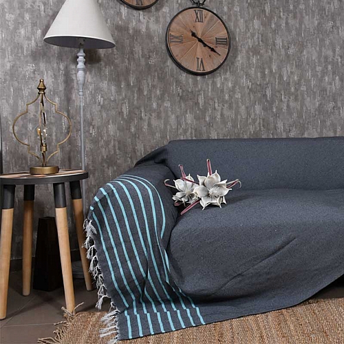 ΡΙΧΤΑΡΙ Fylliana ΓΚΡΙ-ΜΠΛΕ 170*230