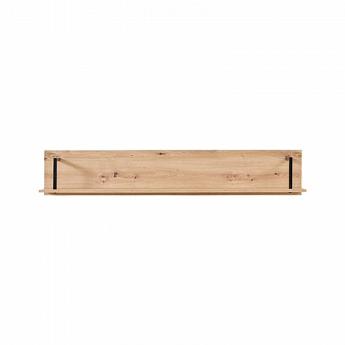 ΡΑΦΙ ΤΟΙΧΟΥ SARDINIA ZP ARTISAN OAK / ΜΑΥΡΟ 137.5*21*24 srd