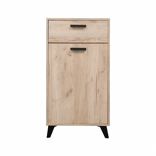 ΕΠΙΠΛΟ ΧΟΛ UMBRIA 1K1F GREY OAK 53,5x35x100,5εκ