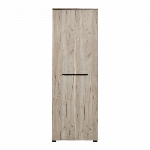 ΕΠΙΠΛΟ ΧΩΛ LORCA GREY OAK / ΜΑΥΡΟ 67x40x195εκ fxtr
