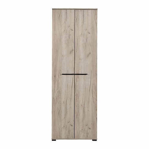 ΕΠΙΠΛΟ ΧΟΛ LORCA GREY OAK / ΜΑΥΡΟ 67x40x195εκ