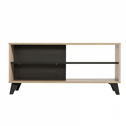 ΤΡΑΠΕΖΙ ΣΑΛΟΝΙΟΥ UMBRIA KS GREY OAK-ΜΑΥΡΟ 101x50x47εκ m.b.r