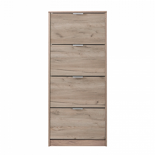 ΠΑΠΟΥΤΣΟΘΗΚΗ Hugo 24 Grey Oak 67x28x155εκ