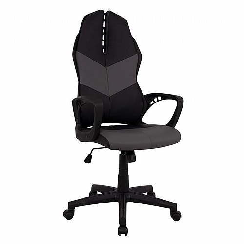 ΚΑΡΕΚΛΑ ΓΡΑΦΕΙΟΥ HM1129 ΜΕ PU ΜΑΥΡΟ-ΓΚΡΙ ΚΑΡΕΚΛΑ ΓΡΑΦΕΙΟΥ HM1129 ΜΕ PU ΜΑΥΡΟ-ΓΚΡΙ