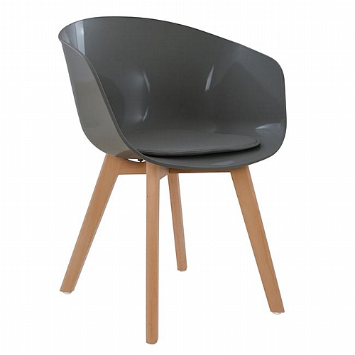 ΠΟΛΥΘΡΟΝΑ ΜΕ ΜΑΞΙΛΑΡΙ ΠΟΛΥΠΡΟΠΥΛΕΝΙΟΥ ΓΚΡΙ FB90172.10 58,5x55x78 εκ.