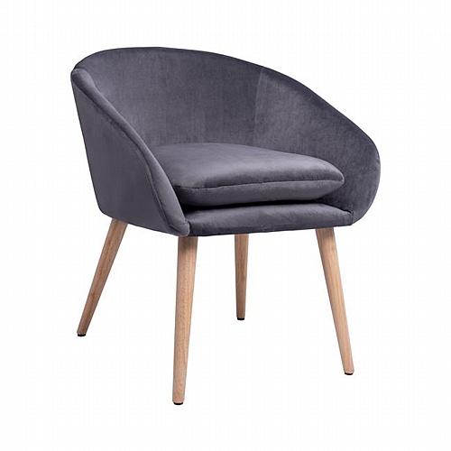 ΠΟΛΥΘΡΟΝΑ ΓΚΡΙ ΒΕΛΟΥΔΟ FB98391.01 60x63x70Υ εκ. ΠΟΛΥΘΡΟΝΑ ΓΚΡΙ ΒΕΛΟΥΔΟ FB98391.01 60x63x70Υ εκ.