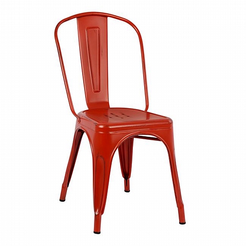 ΚΑΡΕΚΛΑ ΜΕΤΑΛΛΙΚΗ 45x47x85 εκ.  FB0018.77 MELITA ΣΕ ΧΡΩΜΑ ΚΟΚΚΙΝΗΣ ΠΑΤΙΝΑΣ