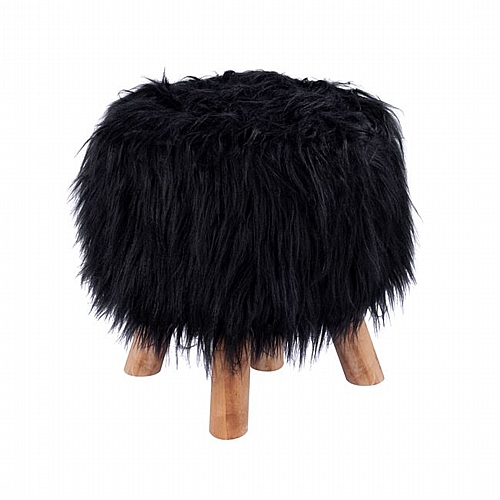 ΣΚΑΜΠΟ ΑΠΟ ΓΟΥΝΑ ΜΑΥΡΟ FB98410.01 Φ32x36Υ εκ.