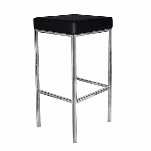 ΣΚΑΜΠΩ ΜΠΑΡ POLA PU ΜΑΥΡΟ FB220.01 42χ38χ81 εκ.