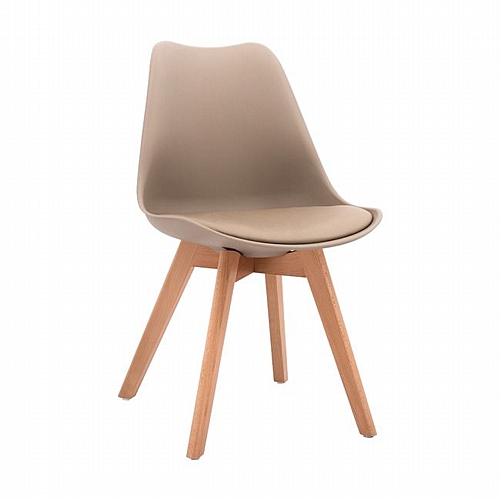 ΚΑΡΕΚΛΑ LAS VEGAS ΜΕ ΞΥΛΙΝΑ ΠΟΔΙΑ ΚΑΙ ΜΕ ΚΑΘΙΣΜΑ ΚΑΠΟΥΤΣΙΝΟ HM8577.25