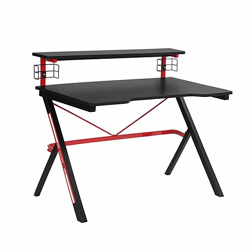 ΓΡΑΦΕΙΟ GAMING PRO 120x60x73 CARBON ΕΠΙΦΑΝΕΙΑ & ΜΑΥΡΟ ΜΕΤΑΛΛΙΚΟ ΣΚΕΛΕΤΟ FB98713