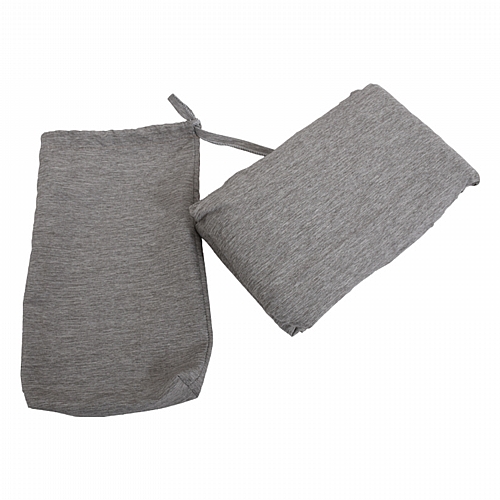 ΣΕΝΤΟΝΙ Fylliana ΜΕ ΛΑΣΤΙΧΟ Microsatin Lino ΗΜΙΔΙΠΛΟ ΓΚΡΙ 120*200+30εκ.