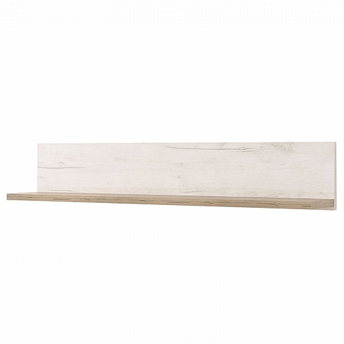 ΡΑΦΙ ΤΟΙΧΟΥ Kent ZP GREY OAK/WHITE OAK 120*19,5*22 F.M.P