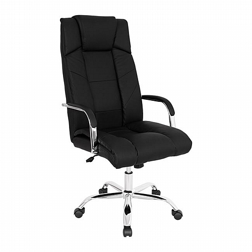 ΚΑΡΕΚΛΑ ΓΡΑΦΕΙΟΥ FB91117 ΜΕ ΜΑΥΡΟ PU 59x71x105 cm.