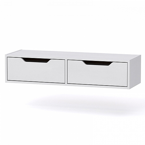 Κονσόλα-τουαλέτα Alberto pakoworld κρεμαστή λευκό 100x32.5x22εκ
