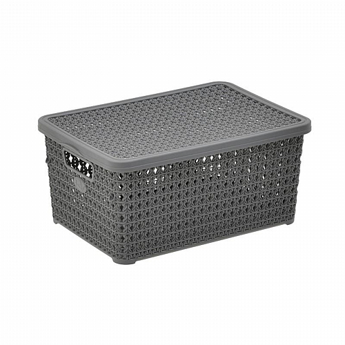 CLICK ΚΟΥΤΙ ΑΠΟΘΗΚΕΥΣΗΣ PL ΓΚΡΙ 10 LT 34X24X16