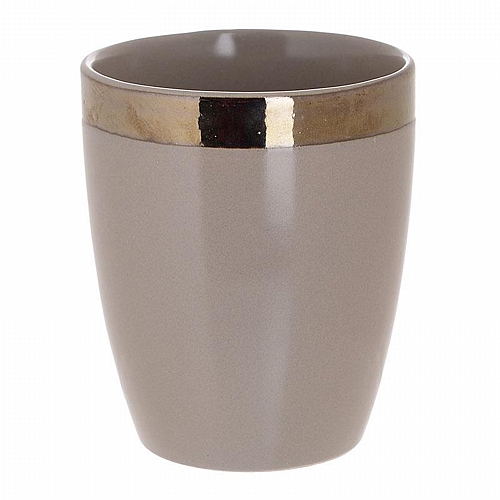 INART S/6 ΚΟΥΠΑ STONEWARE ΜΠΕΖ/ΧΡΥΣΗ 350CC Δ8,5Χ10