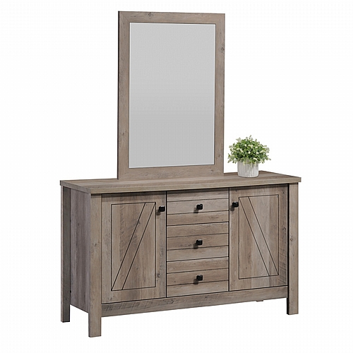 Μπουφές-τουαλέτα Tara pakoworld rustic oak 121x39.5x162εκ
