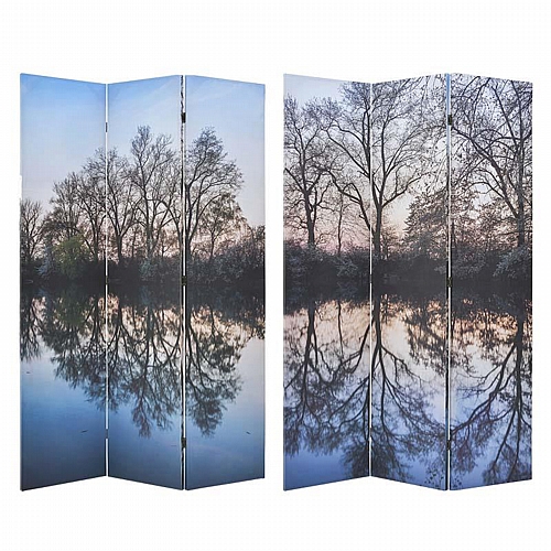 INART ΠΑΡΑΒΑΝ 2 ΟΨΕΩΝ PRINTED CANVAS ΛΙΜΝΗ 120Χ3Χ180