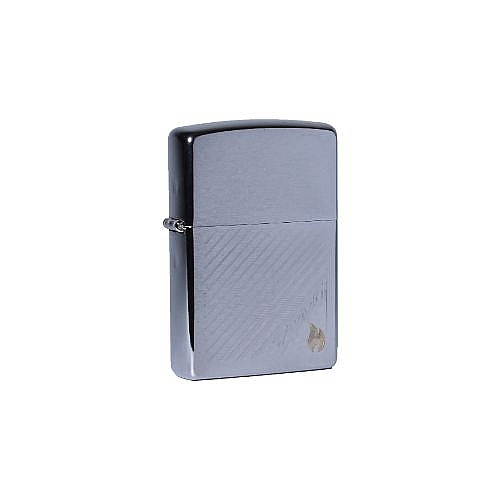 ΑΝΑΠΤΗΡΑΣ ZIPPO ΑΣΗΜΙ ΜΕ ΣΧΕΔΙΟ ΦΛΟΓΑ