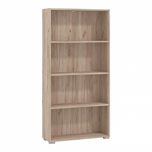 ΒΙΒΛΙΟΘΗΚΗ TOMAR 4 GREY OAK 70x24,5x142εκ