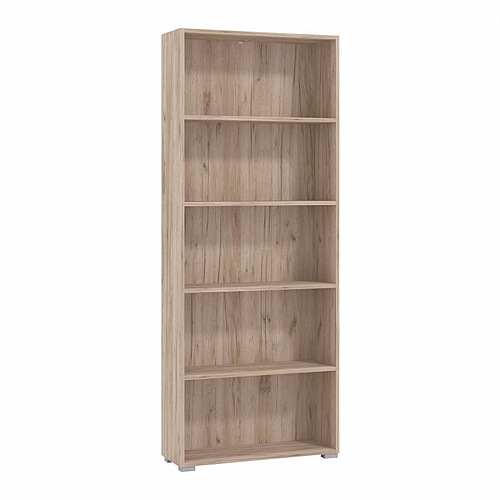 ΒΙΒΛΙΟΘΗΚΗ TOMAR 5 GREY OAK 70x24,5x176,5εκ