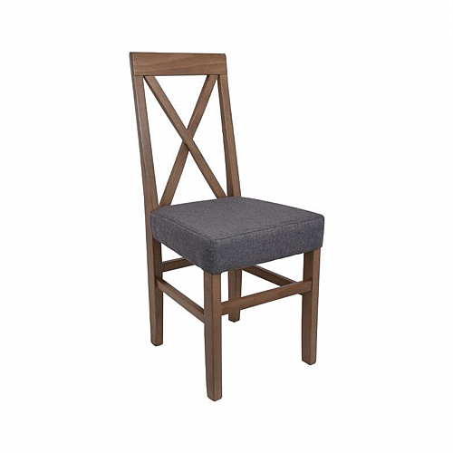 ΚΑΡΕΚΛΑ ΤΡΑΠΕΖΑΡΙΑΣ Fylliana TX GREY OAK-ΓΚΡΙ 43x44x98εκ