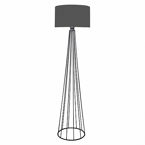 ΦΩΤΙΣΤΙΚΟ ΔΑΠΕΔΟΥ ΜΕΤΑΛΛΙΚΟ ΓΚΡΙ FB97581.01 Φ38x155 εκ.