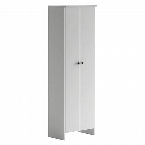 Ντουλάπι-στήλη Aries pakoworld 18 ζευγών λευκό 58x38x180εκ