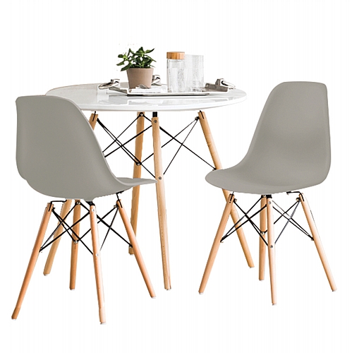 ΣΕΤ ΤΡΑΠΕΖΑΡΊΑΣ 3ΤΜΧ ΤΡΑΠΕΖΙ Φ60 & ΚΑΡΕΚΛΕΣ TWIST FB911737