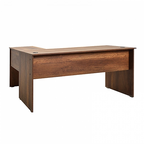 Γραφείο εργασίας Rio pakoworld δεξιά γωνία καρυδί 160x144x75εκ