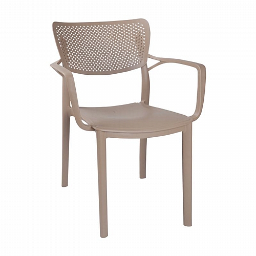 ΚΑΡΕΚΛΑ ΚΗΠΟΥ Fylliana Bellini CAPPUCCINO ΧΡΩΜΑ 54,5x53x84εκ