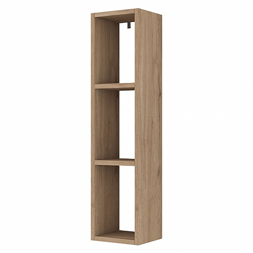 Ραφιέρα τοίχου Adelia pakoworld καρυδί 22x18.5x90εκ
