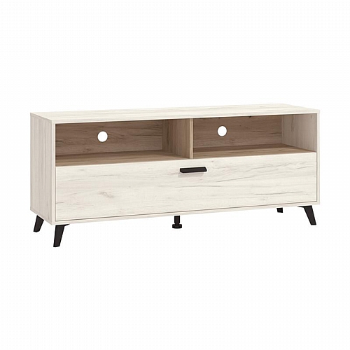 ΕΠΙΠΛΟ ΤΗΛΕΟΡΑΣΗΣ UMBRIA TV 140 WHITE OAK-GREY OAK 137,5x40x57,5εκ f.l.d