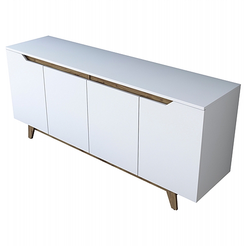 ΜΠΟΥΦΕΣ ΜΕΛΑΜΙΝΗΣ ΛΕΥΚΟΣ ΚΑΙ ΚΑΡΥΔΙ 180x45x78,6Yεκ.FB99427.01
