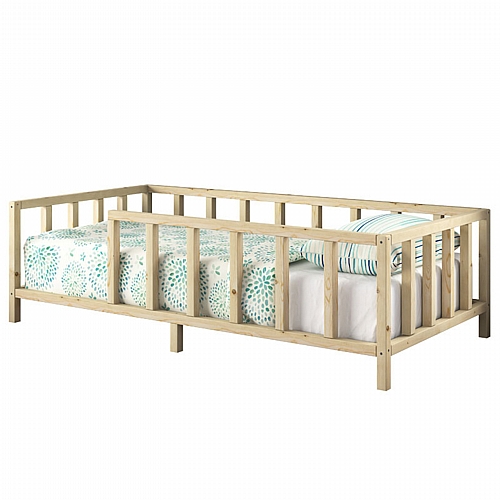 Παιδικό κρεβάτι Pelli pakoworld ξύλο πεύκου φυσικό 90x190εκ