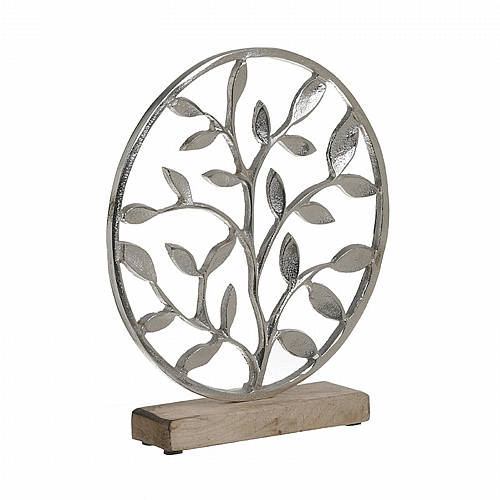 INART ΔΙΑΚΟΣΜΗΤΙΚΟ ΜΕΤΑΛ/ΞΥΛ. ΑΣΗΜΙ/NATURAL 23X5X27