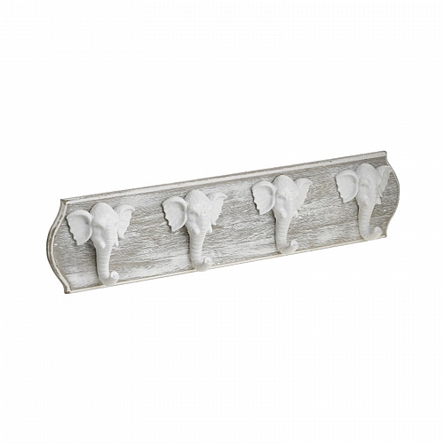 INART ΚΡΕΜΑΣΤΡΑ ΞΥΛΙΝΗ/RESIN ΑΝΤΙΚΕ ΛΕΥΚΗ 48Χ6Χ11