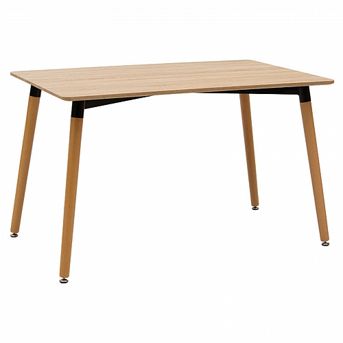 Τραπέζι Natali pakoworld επιφάνεια MDF sonoma 120x80x75εκ