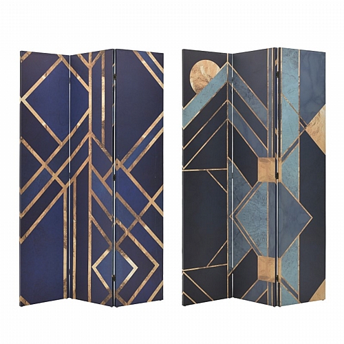 INART ΠΑΡΑΒΑΝ 2 ΟΨΕΩΝ PRINTED CANVAS ΜΟΤΙΒΑ 120Χ3Χ180