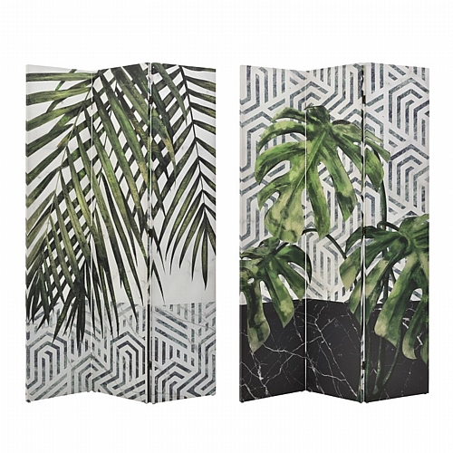 INART ΠΑΡΑΒΑΝ 2 ΟΨΕΩΝ PRINTED CANVAS ΦΥΛΛΑ 120X3X180