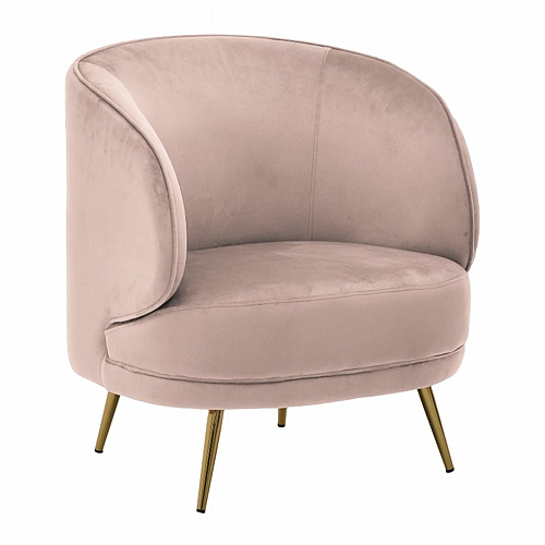 INART ΠΟΛΥΘΡΟΝΑ ΒΕΛΟΥΔΙΝΗ ΡΟΖ 68X68X80/40