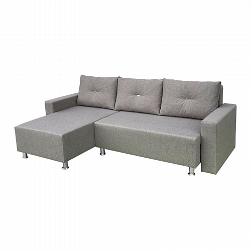 ΚΑΝΑΠΕΣ ΓΩΝΙΑ Fylliana LARA ΑΝΟΙΧΤΟ ΚΑΦΕ ΧΡΩΜΑ 232x135x90εκ