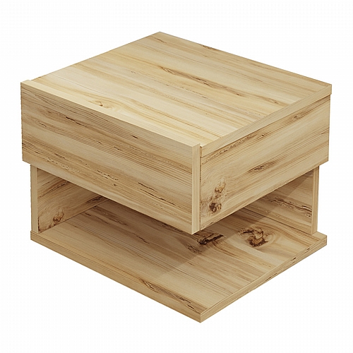 Κομοδίνο Conquer pakoworld επιτοίχιο sonoma 40x35x31εκ