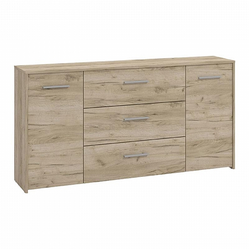 ΚΟΜΟΤΑ-ΜΠΟΥΦΕΣ GARONA 3K3F GREY OAK ΧΡΩΜΑ 158x33x80,5εκ