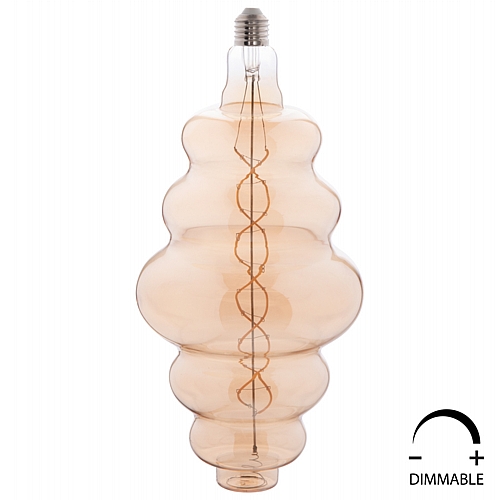 ΛΑΜΠΤΗΡΑΣ LED FILAMENT 8W E27 3000K GOLD COLOR DIMMABLE  FB94056.02