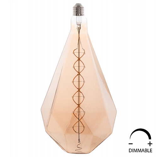 ΛΑΜΠΤΗΡΑΣ FB94057 LED FILAMENT 8W E27 3000K GOLD COLOR DIMMABLE