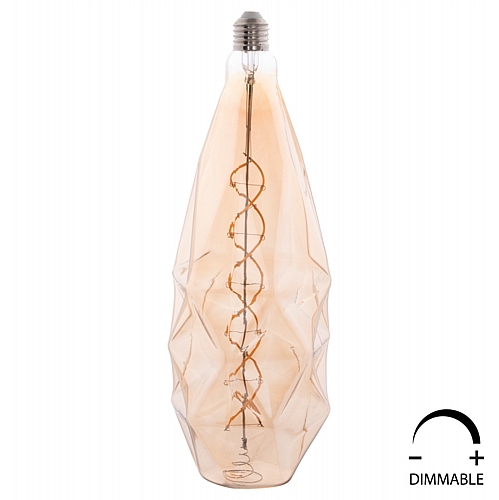 ΛΑΜΠΤΗΡΑΣ LED FILAMENT 8W E27 3000K GOLD COLOR DIMMABLE FB94058