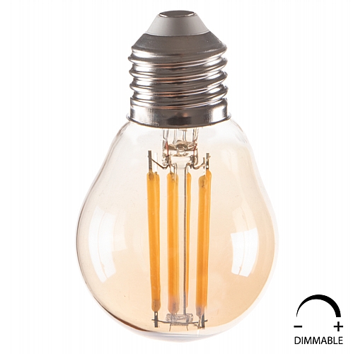 ΛΑΜΠΤΗΡΑΣ FB94046.02 LED FILAMENT 6W E27 3000K GOLD DIMMABLE