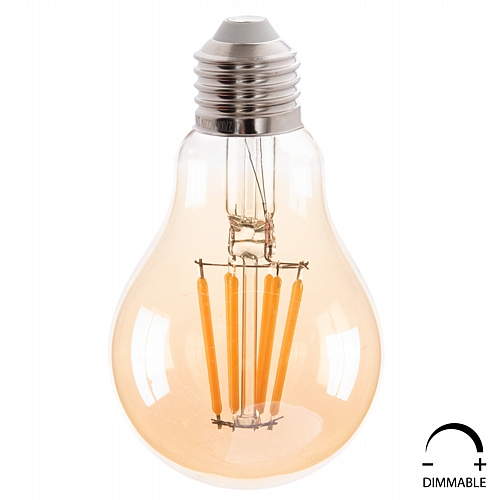 ΛΑΜΠΤΗΡΑΣ FB94045 LED FILAMENT 8W E27 3000K GOLD DIMMABLE